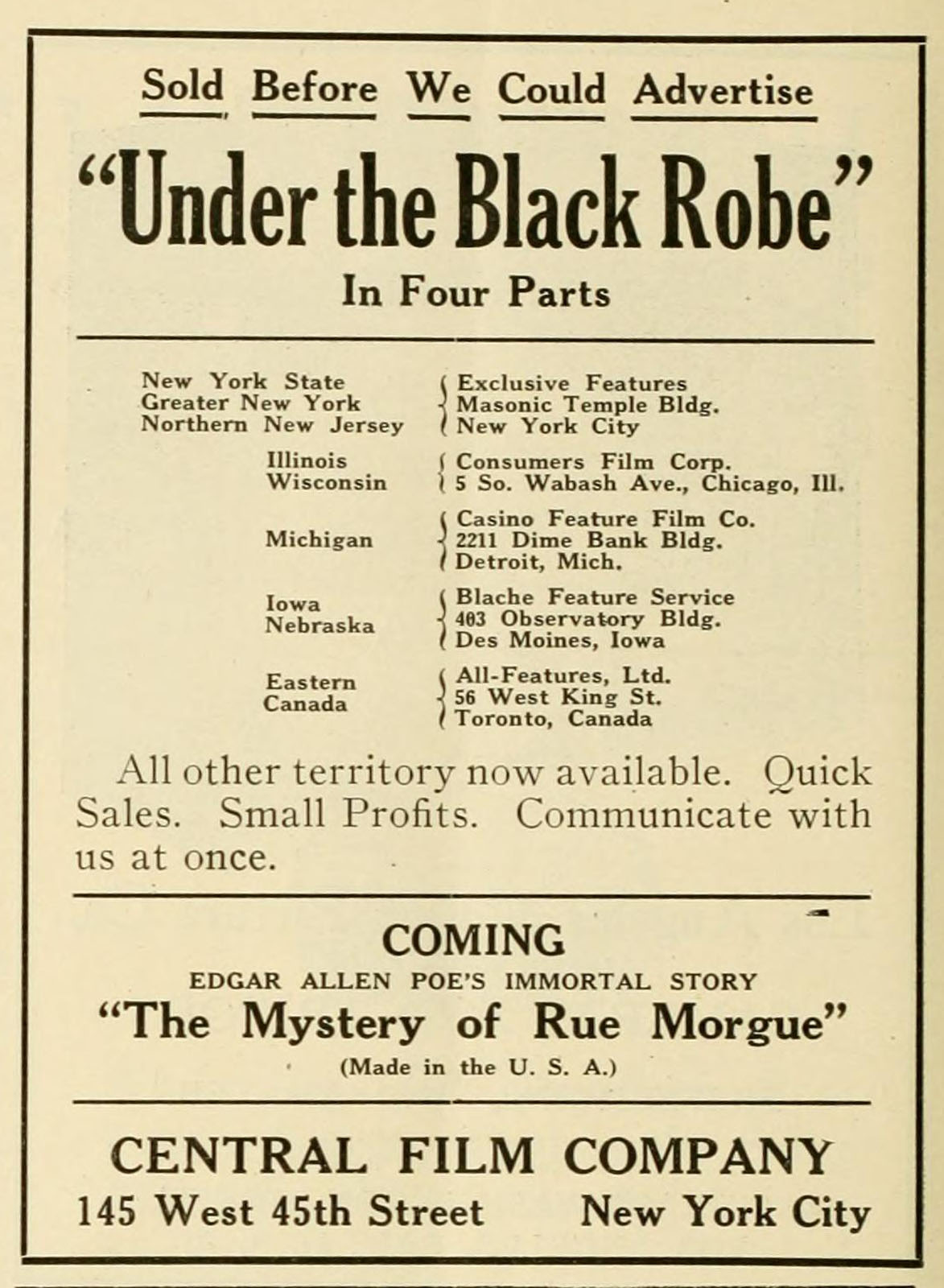 MURDERS IN THE RUE MORGUE, THE